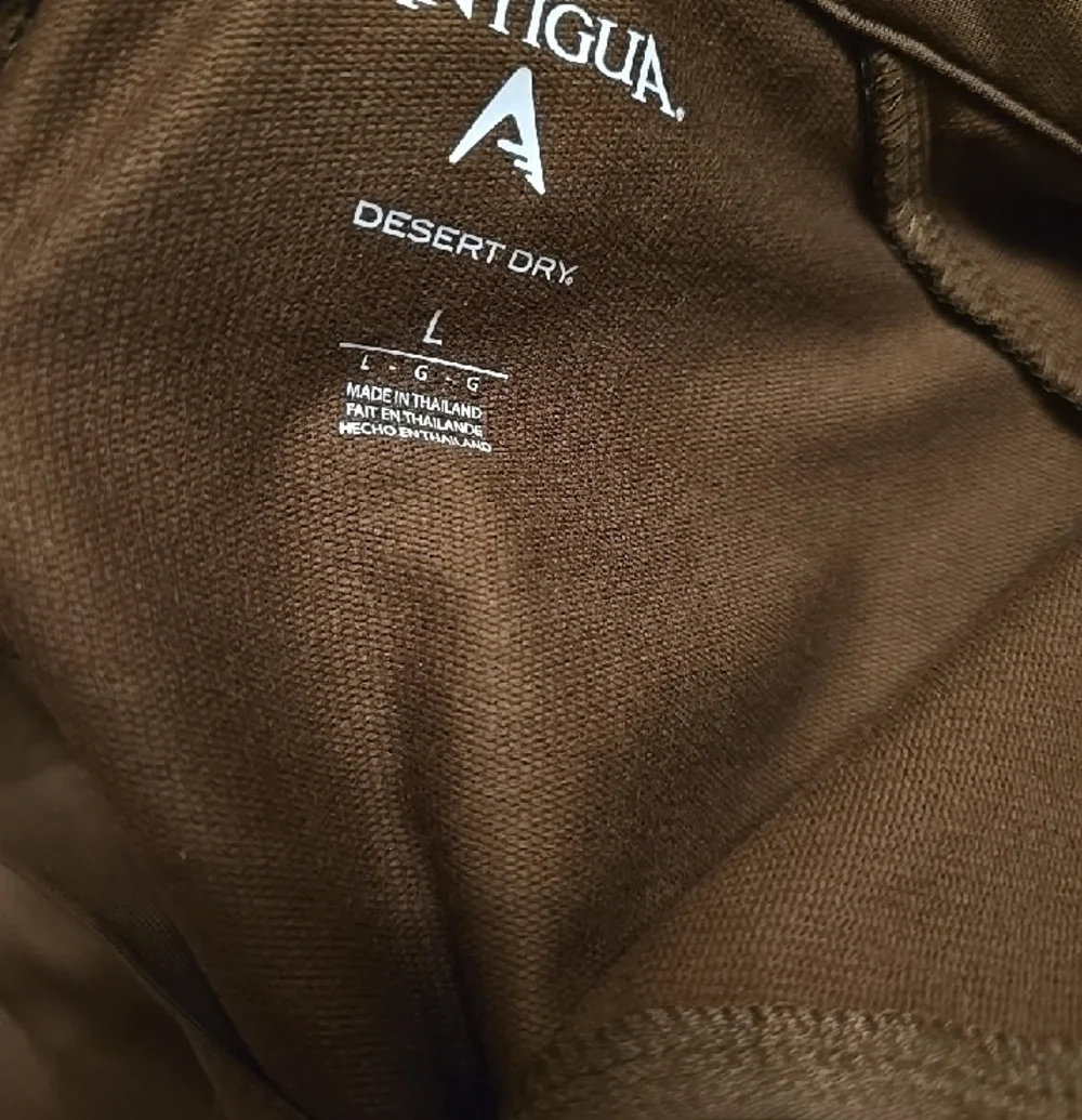 Piney-Apple Golf Quarter-Zip Pullover Jacket - Brown - Picture 3 of 3